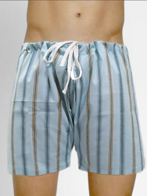 Men's Lattha Traditional Pure Cotton Underwear Sky Blue - Sutibha